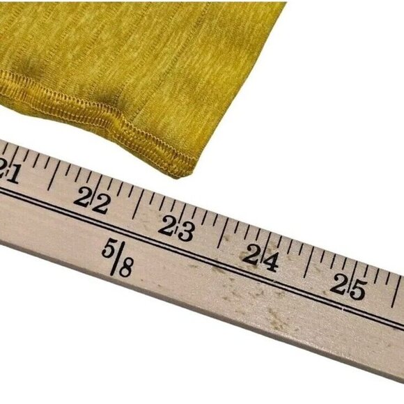 Alphalete OG Revival Leggings Yellow Women’s Size Small Mid Rise Activewear - Picture 11 of 12